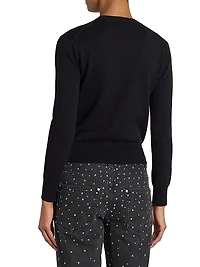 Mona Logo Crewneck Cardigan