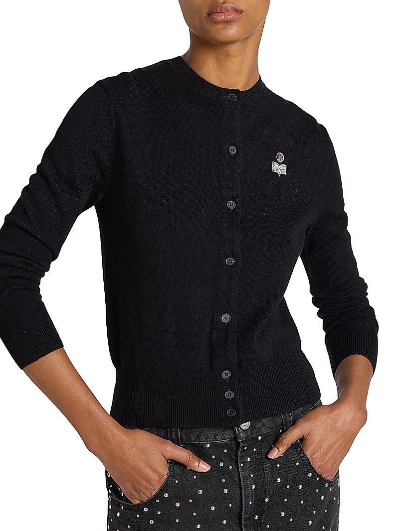 Mona Logo Crewneck Cardigan