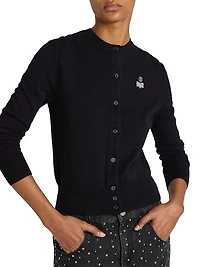 Mona Logo Crewneck Cardigan