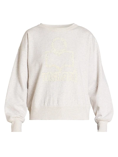 Mobyli Logo Jersey Crewneck Sweatshirt