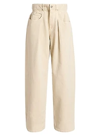 Rachelle Cotton-Hemp Wide-Leg Pants