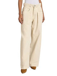 Rachelle Cotton-Hemp Wide-Leg Pants