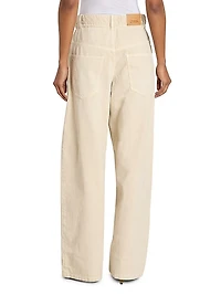 Rachelle Cotton-Hemp Wide-Leg Pants