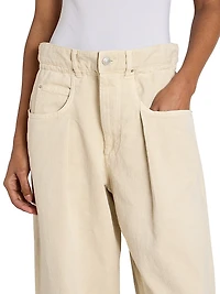 Rachelle Cotton-Hemp Wide-Leg Pants