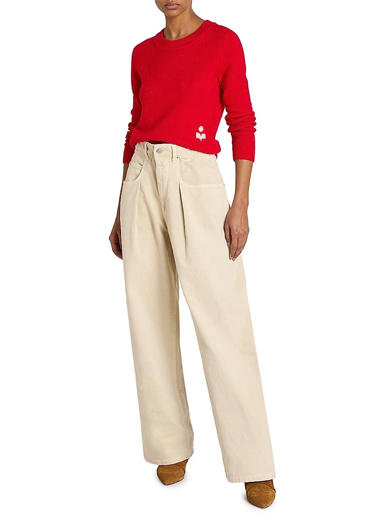 Rachelle Cotton-Hemp Wide-Leg Pants