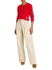 Rachelle Cotton-Hemp Wide-Leg Pants