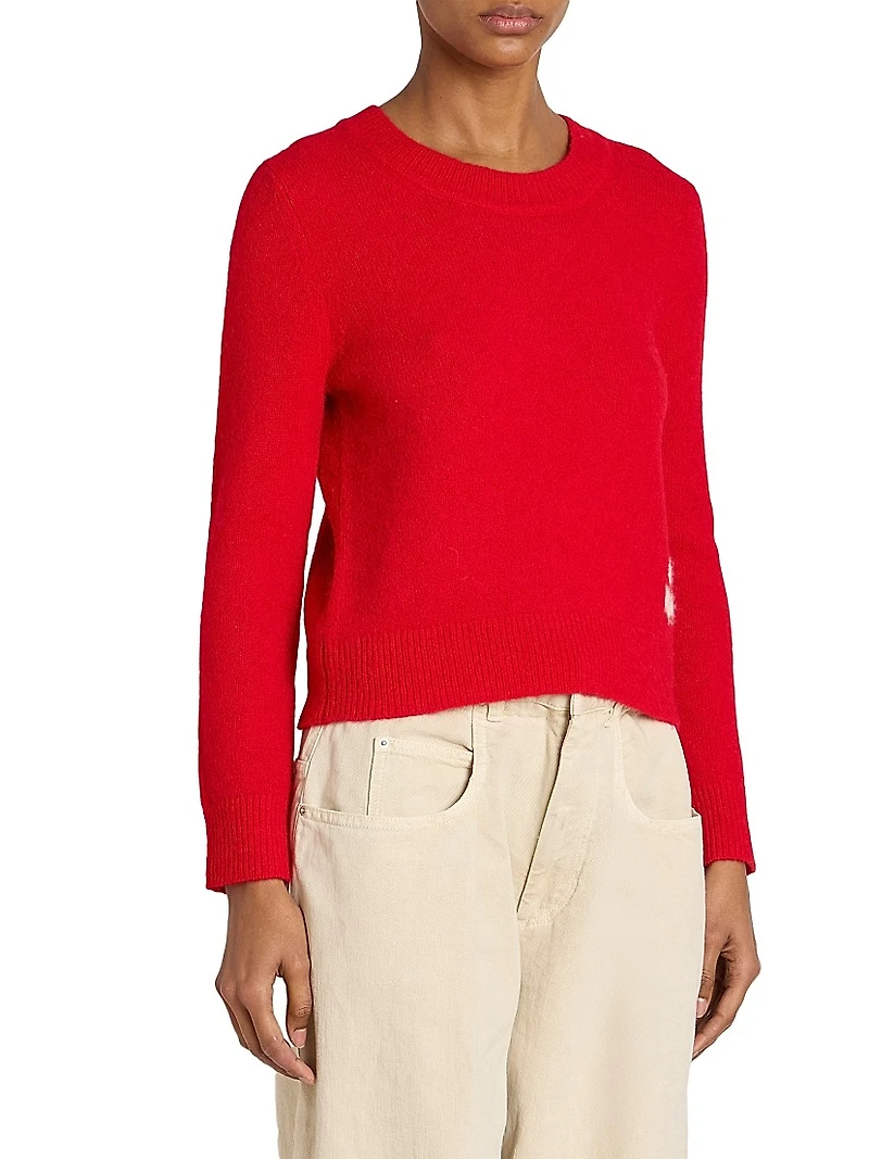 Isadora Alpaca-Blend Crewneck Sweater