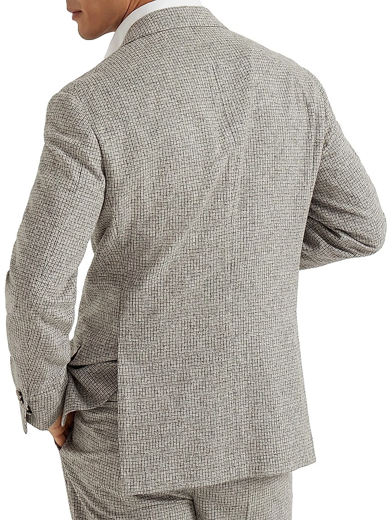 Checked Flannel Deconstructed Cavallo Blazer