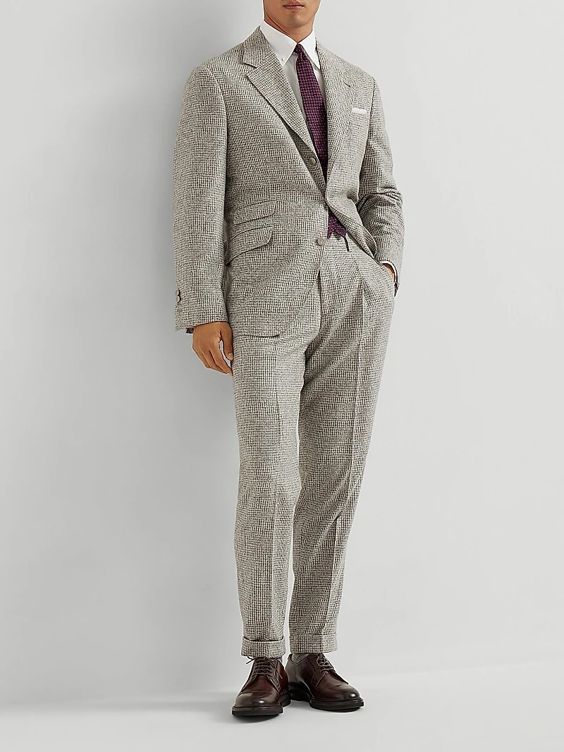 Checked Flannel Deconstructed Cavallo Blazer