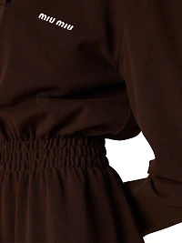 Cotton Piqué Mini-Dress