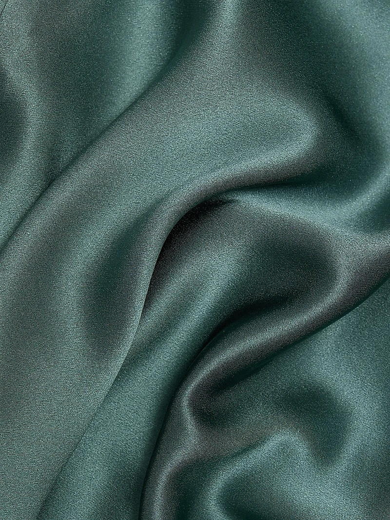 Fabbie Silk Mini Shirtdress