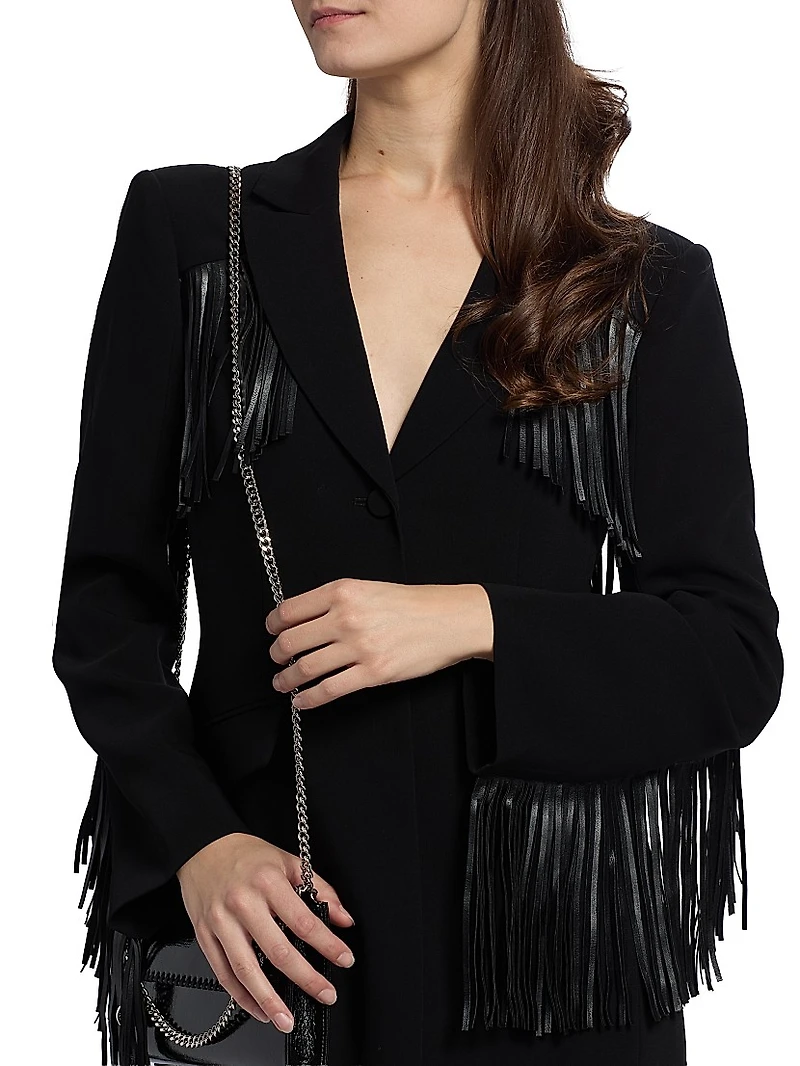 Joelette Fringe Blazer Minidress