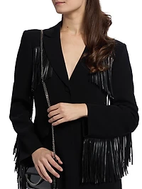 Joelette Fringe Blazer Minidress