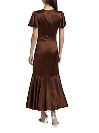 Kordyn Bias-Cut Midi-Dress