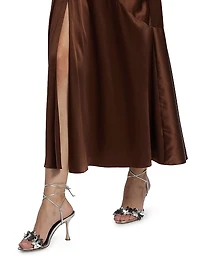 Kordyn Bias-Cut Midi-Dress