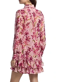 Lupetto Trailing Hibiscus Minidress