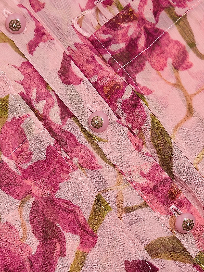 Lupetto Trailing Hibiscus Minidress