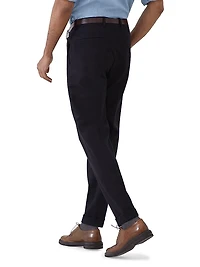 Wool and Cashmere Combed Flannel Leisure Fit Trousers