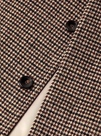 Houndstooth Bomber Jacket