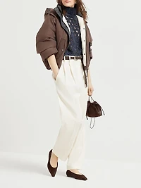 Wispy Mohair and Wool Dazzling Net Turtleneck Sweater