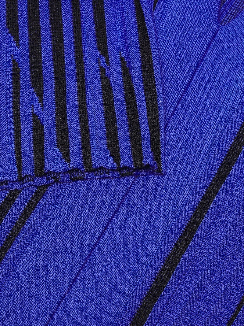 Missy Knit Fit-And-Flare Midi-Dress