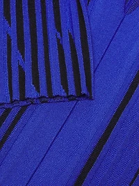 Missy Knit Fit-And-Flare Midi-Dress