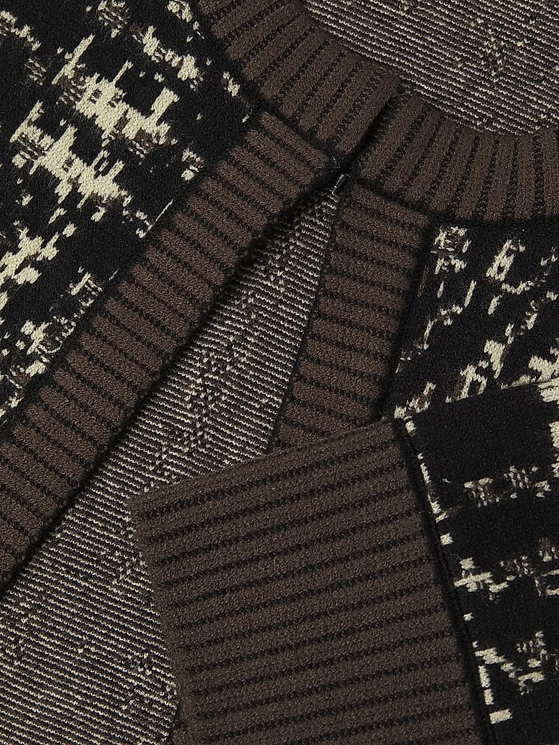Missy Jacquard Knit Cardigan