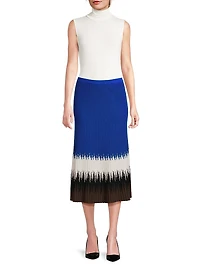 Missy Ombré Rib-Knit Maxi Skirt