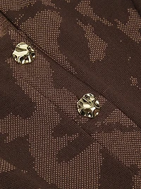 Missy Floral A-Line Knee-Length Dress