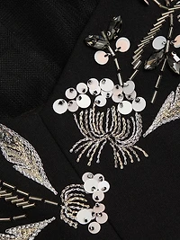 Freddie Embroidered Tulle Midi-Dress