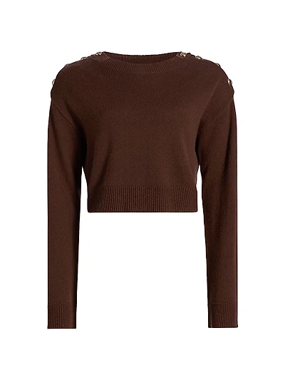 Marla Cashmere Crop Sweater