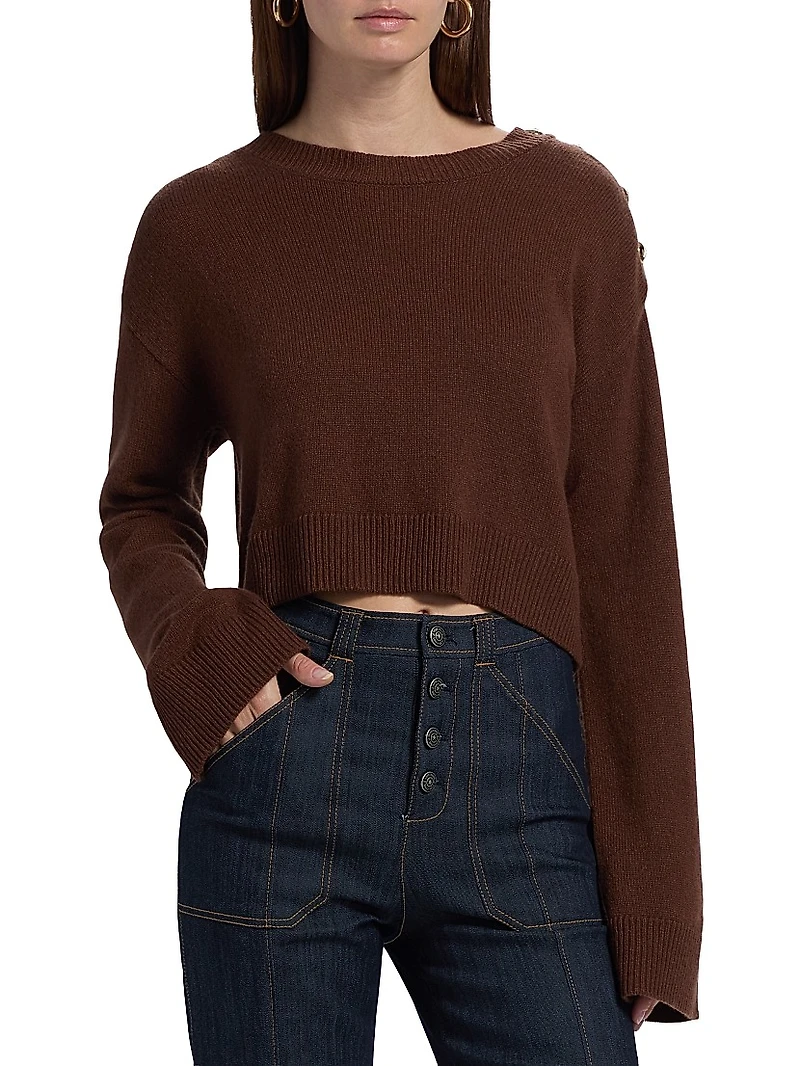 Marla Cashmere Crop Sweater