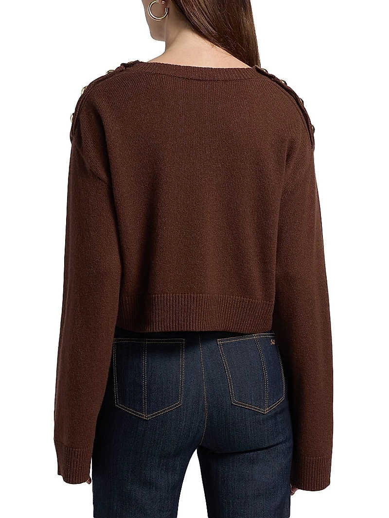 Marla Cashmere Crop Sweater