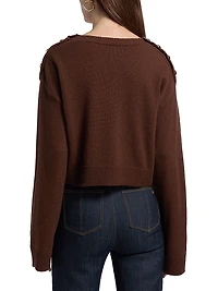 Marla Cashmere Crop Sweater