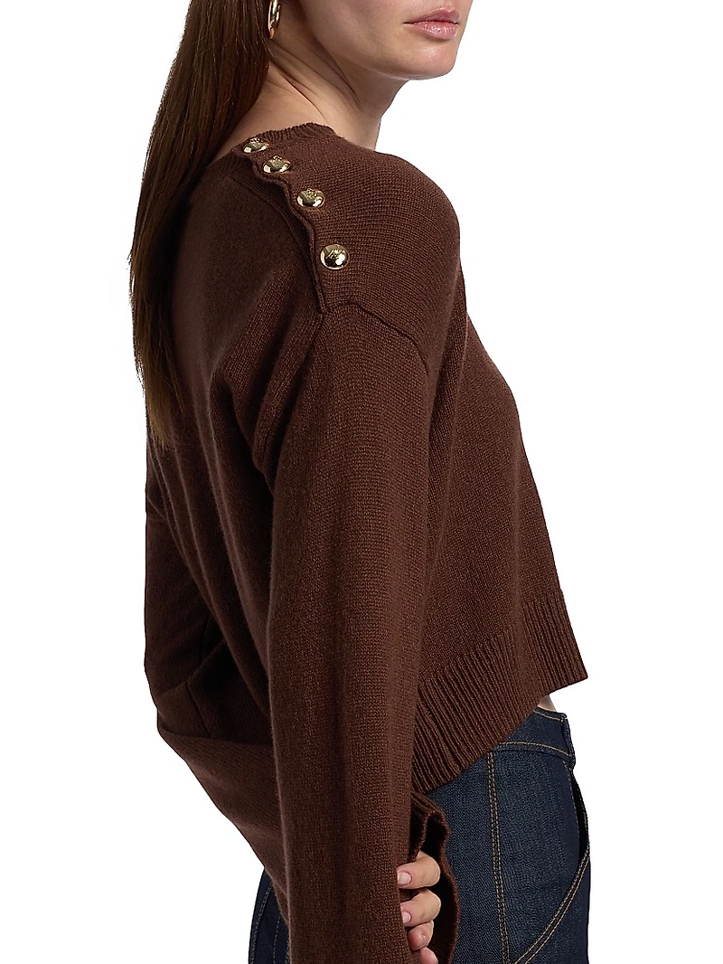Marla Cashmere Crop Sweater