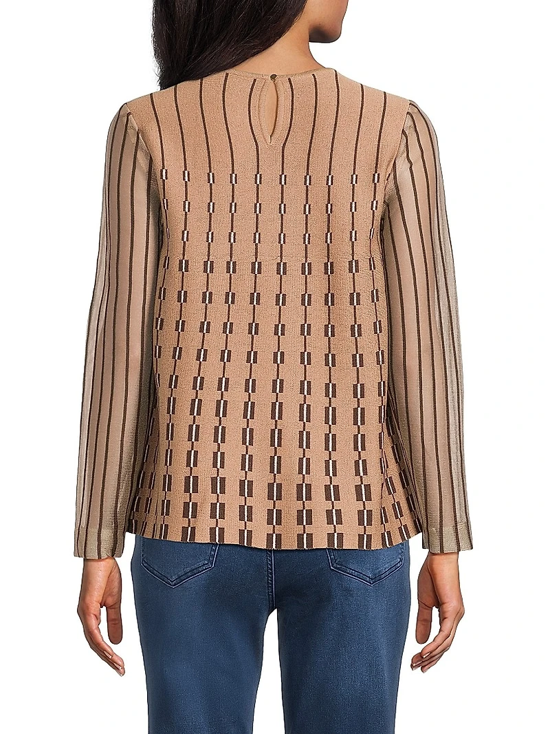 Missy Geometric A-Line Tunic