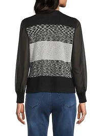 Missy Striped Knit Cardigan