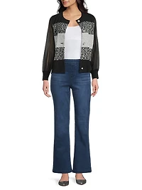 Missy Striped Knit Cardigan