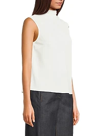 Missy Crêpe-De-Chine Cowlneck Tank
