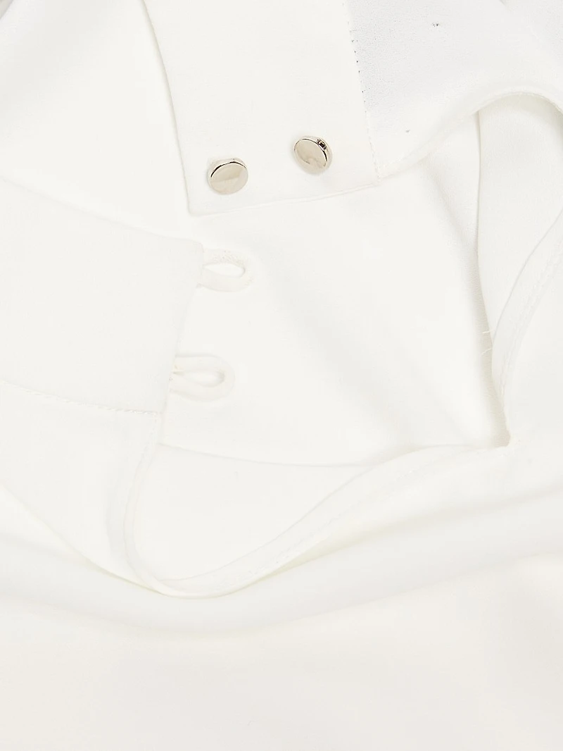 Missy Crêpe-De-Chine Cowlneck Tank