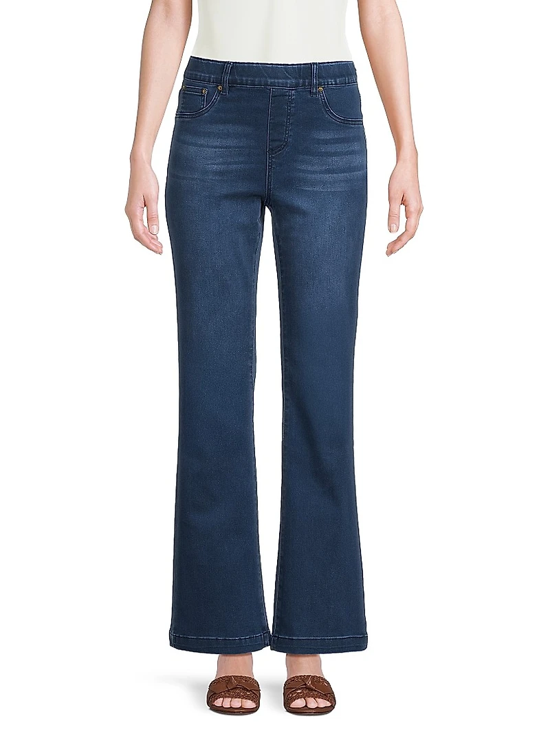 Missy Crop Boot-Cut Jeans