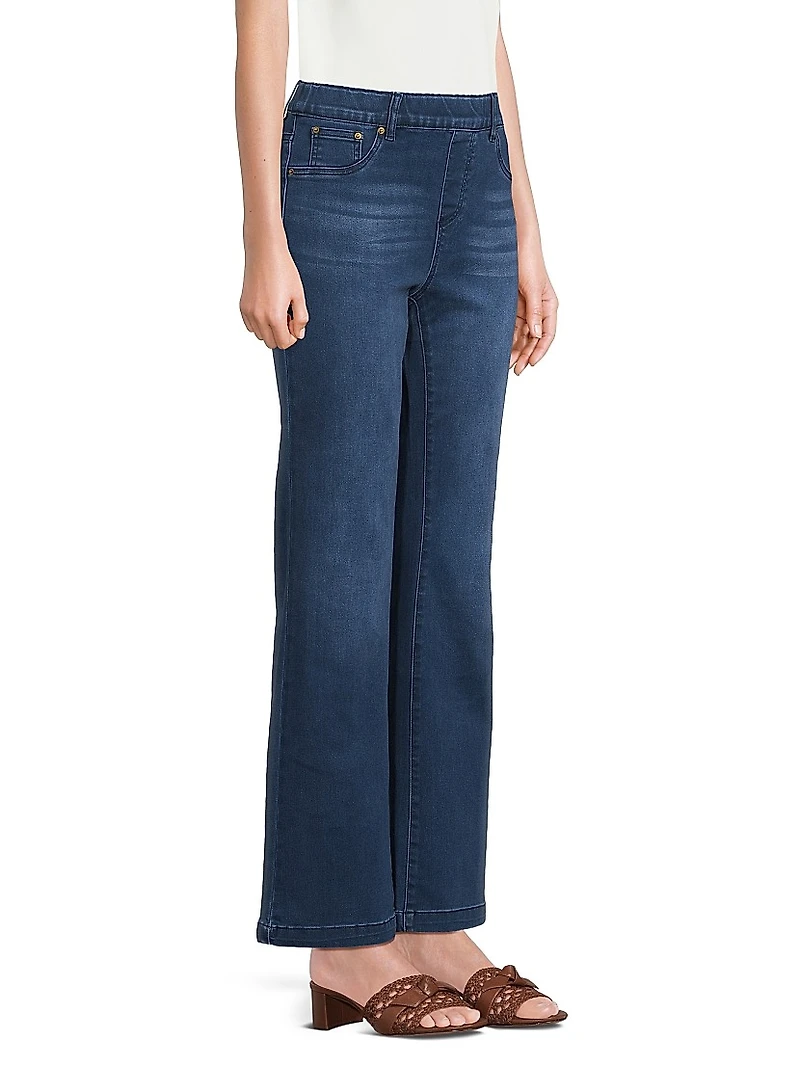 Missy Crop Boot-Cut Jeans