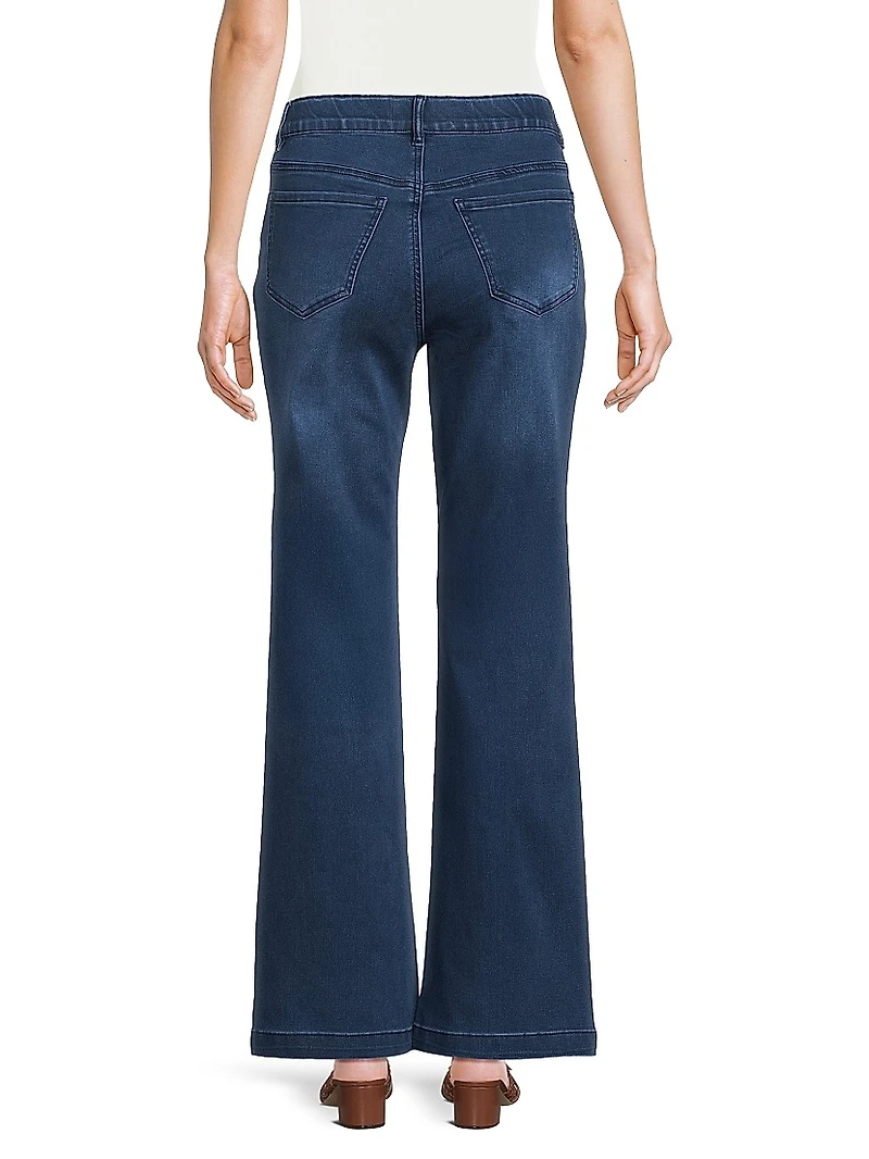 Missy Crop Boot-Cut Jeans