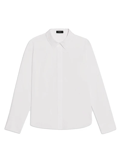 Classic-Fit Point Collar Shirt