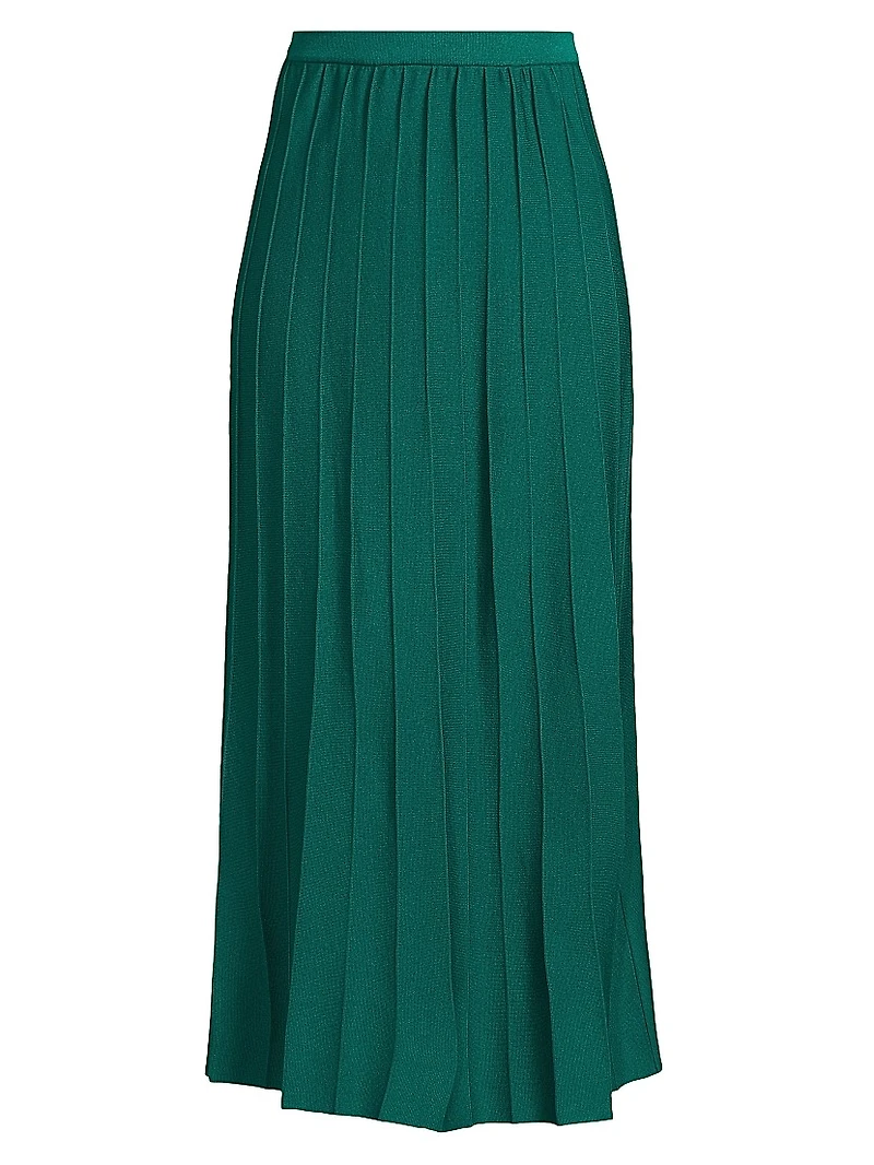 Missy Pleated A-Line Maxi Skirt