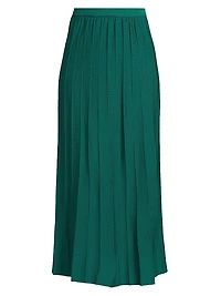 Missy Pleated A-Line Maxi Skirt