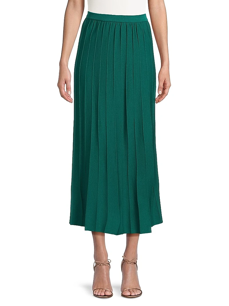 Missy Pleated A-Line Maxi Skirt