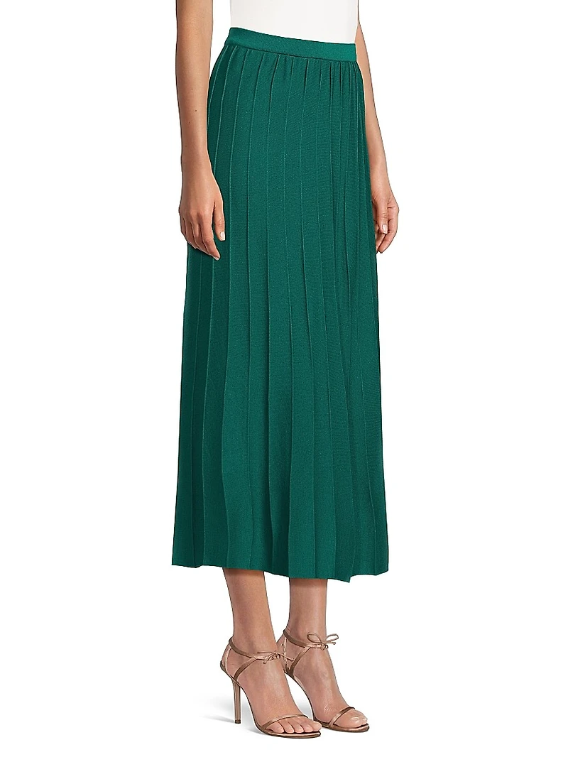 Missy Pleated A-Line Maxi Skirt