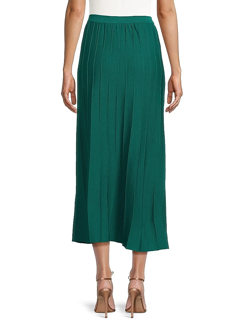 Missy Pleated A-Line Maxi Skirt
