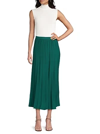 Missy Pleated A-Line Maxi Skirt